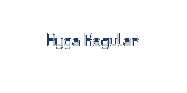 Ryga Regular Logo