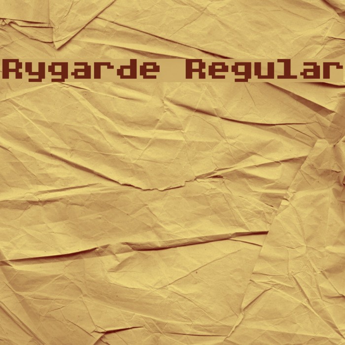 Rygarde Regular Font examples