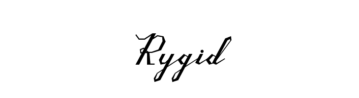 Rygid  Fuentes Gratis Descargar