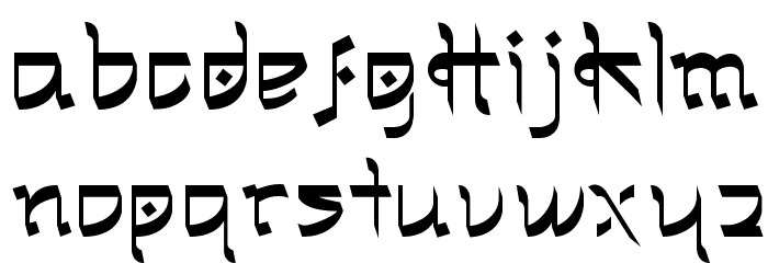 Ryja Font LOWERCASE