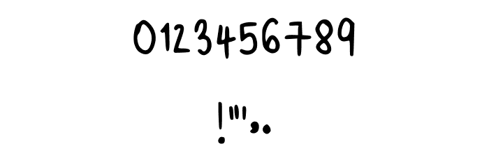 Rylees Handwriting Regular フォント その他の文字