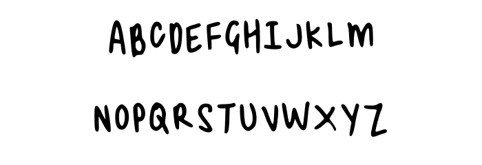 Rylees Handwriting Regular フォント 大文字