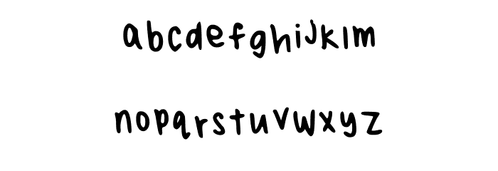 Rylees Handwriting Regular フォント 小文字
