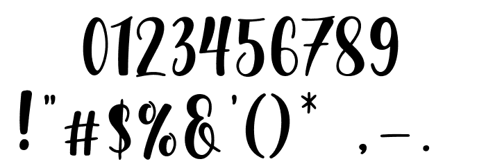 Rynda フォント その他の文字