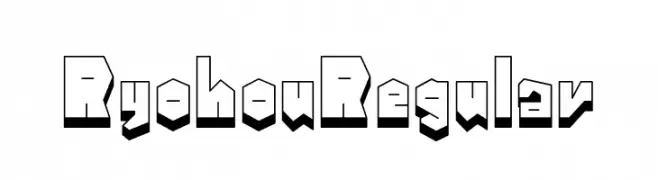 Ryohou Regular  Frei Schriftart Herunterladen