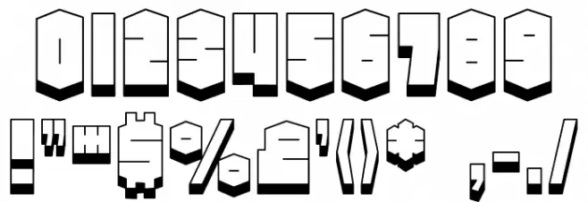 Ryohou Regular Font OTHER CHARS