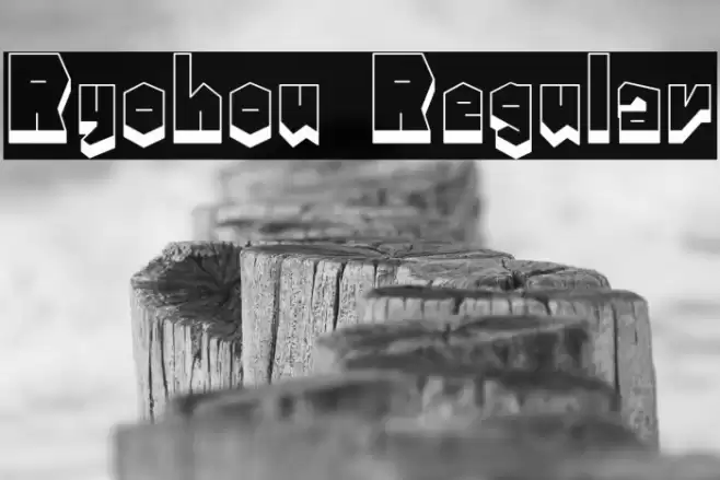Ryohou Regular Font examples