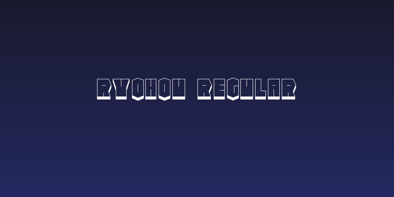 Ryohou Regular Social Header