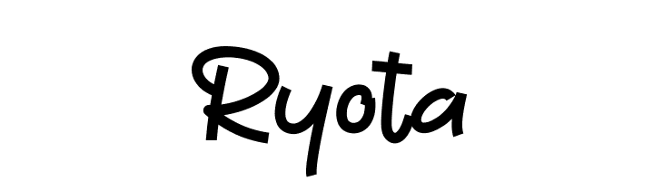 Ryota  नि: शुल्क फ़ॉन्ट्स डाउनलोड