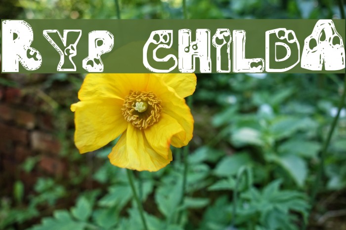 Ryp childA Font examples