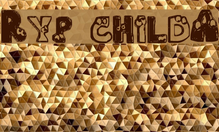 Ryp childA Font examples