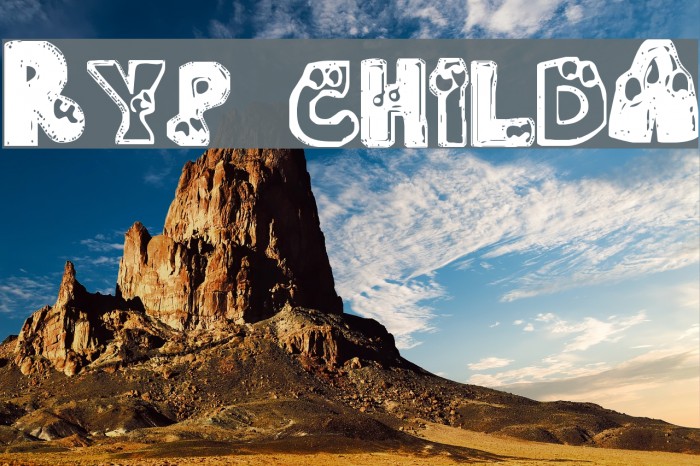 Ryp childA Font examples