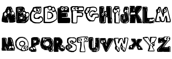 Ryp childA Font LOWERCASE