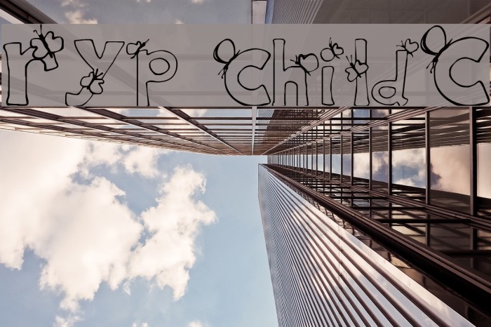 Ryp childC Font examples