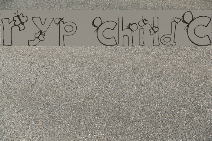 Ryp childC Font examples