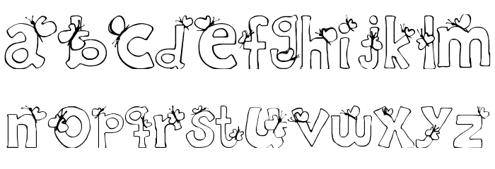 Ryp childC Font LOWERCASE