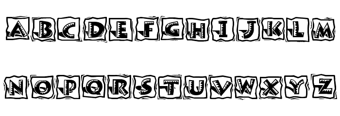 Ryp fiestaB Font LOWERCASE