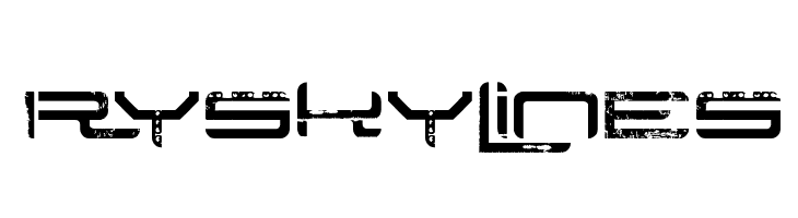 Rysky Lines  Free Fonts Download
