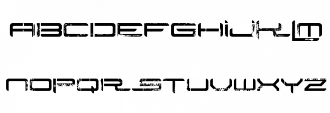 Rysky Lines Schriftart Groß