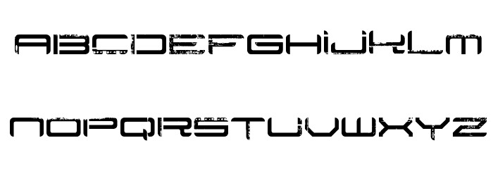 Rysky Lines Font LOWERCASE