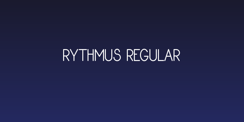 Rythmus Regular Social Header