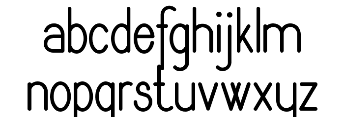 Rythmus Regular Font LOWERCASE