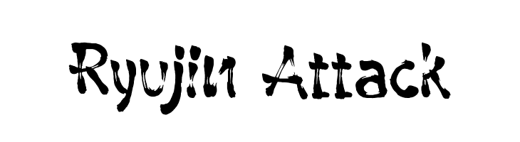 Ryujin Attack  Descarca Fonturi Gratis
