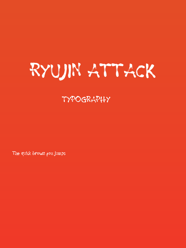 Ryujin Attack Poster