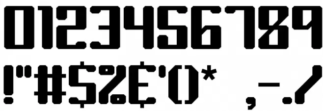 Ryuker BRK Font OTHER CHARS