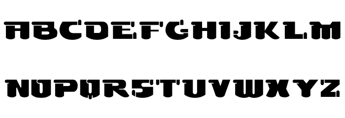 Ryutou Heavy フォント 大文字