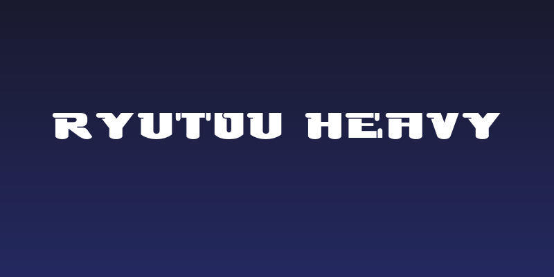 Ryutou Heavy Social Header