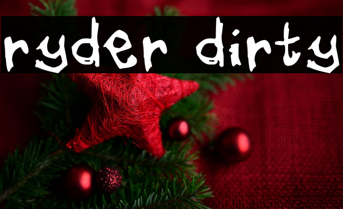 ryder dirty Example 2