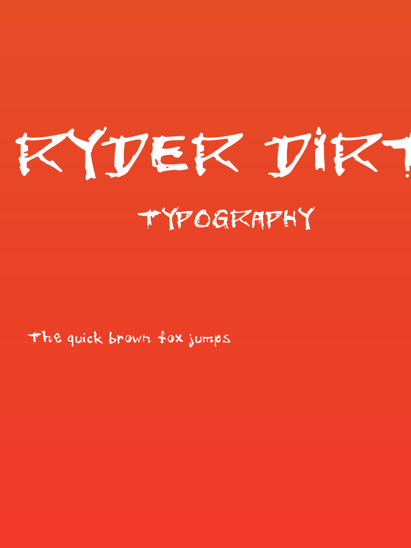 ryder dirty Poster