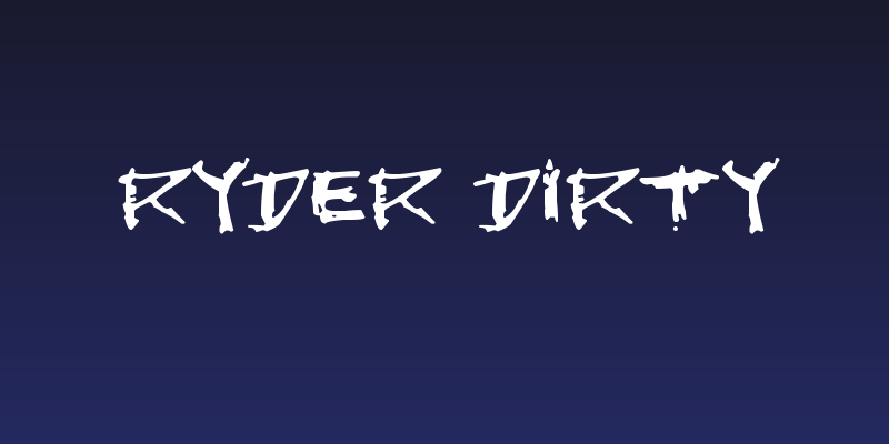 ryder dirty Social Header