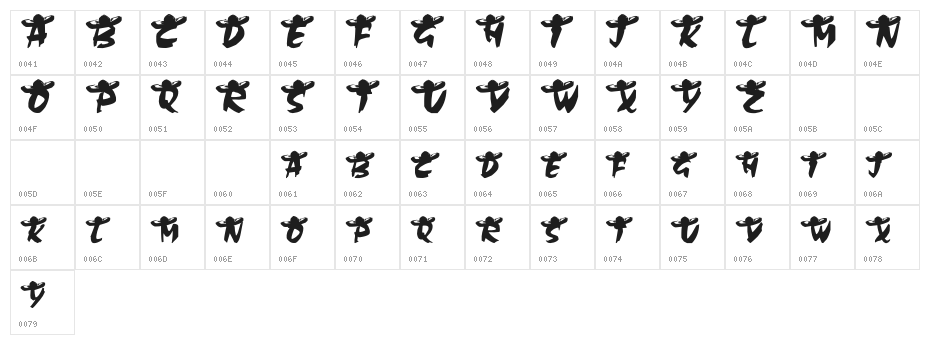 ryp_fiesta2 Character Map
