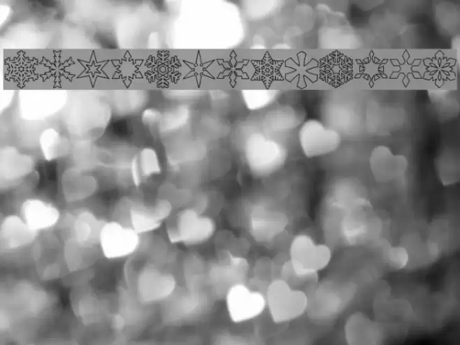 ryp_sflake3 Font examples