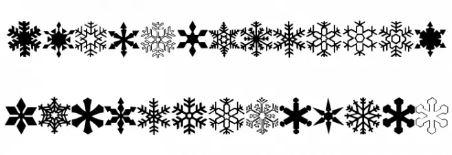 ryp_sflake6 Fonte MAIÚSCULAS