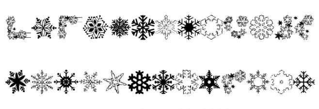 ryp_snowflake1 Fuentes MAYÚSCULAS