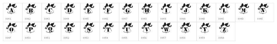 ryp_xmasbells Character Map