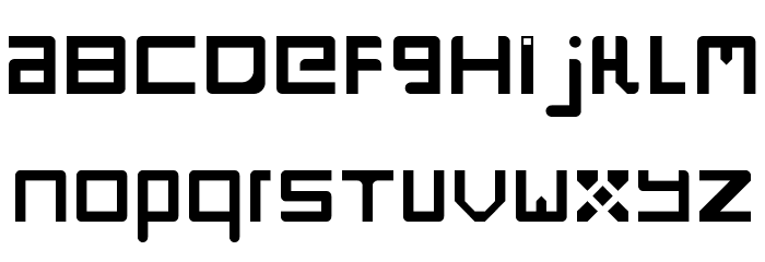 rzrarti Regular Font LOWERCASE