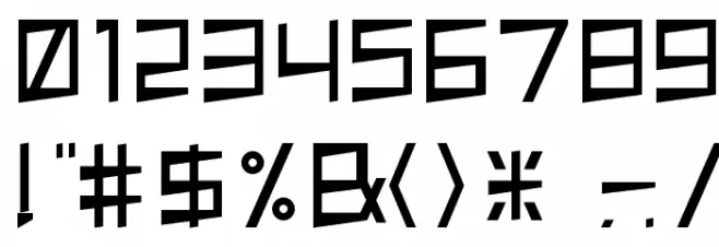 S  A50kmh Font OTHER CHARS