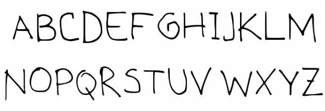 S Hand Medium Шрифта ВЕРХНИЙ