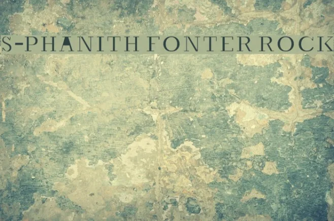 S-PHANITH FONTER ROCK Example 1