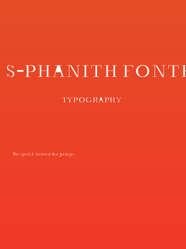 S-PHANITH FONTER ROCK Poster