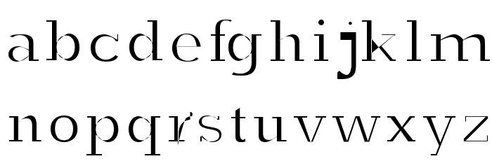S-PHANITH FONTER ROCK Font LOWERCASE