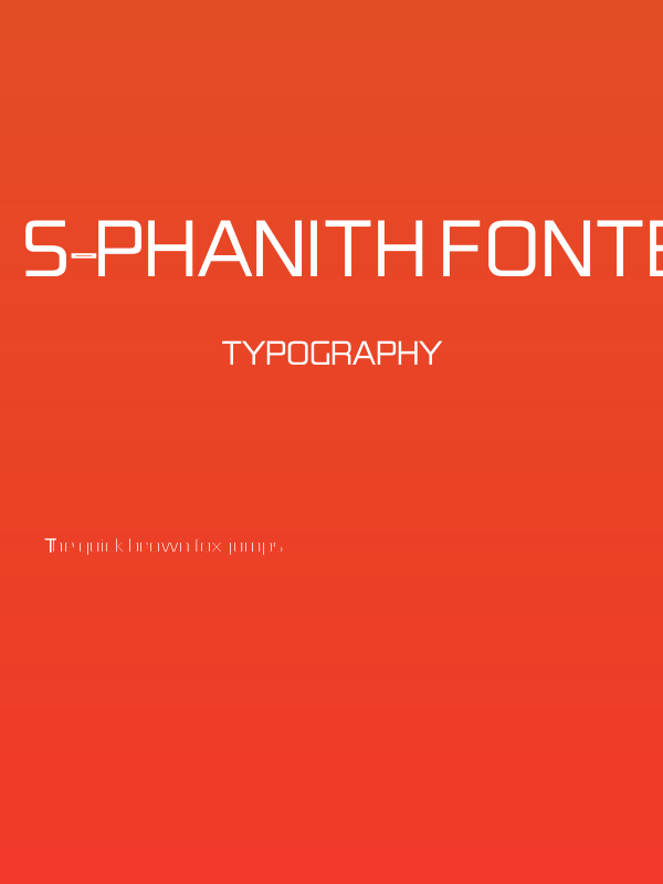 S-PHANITH FONTER ZOUL Poster