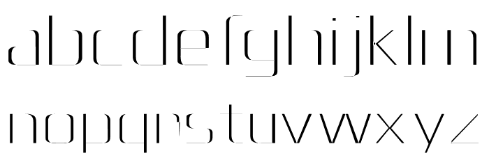 S-PHANITH FONTER ZOUL Font LOWERCASE