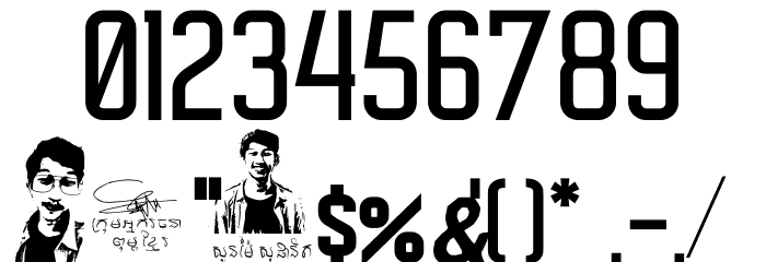 S-PHANITH_THINKE Font Alte caractere
