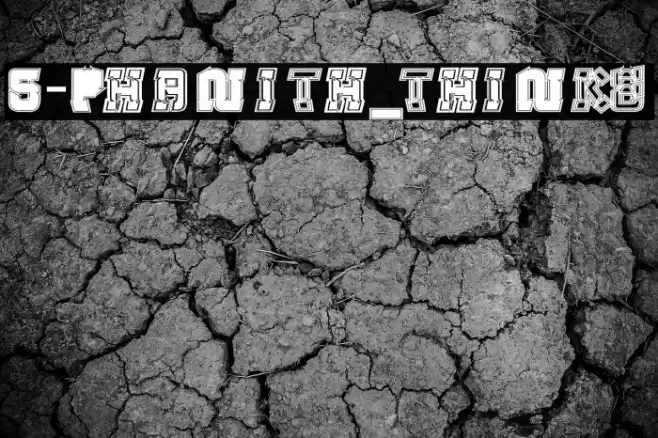 S-PHANITH_THINKE Font examples
