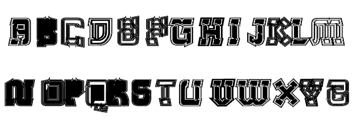 S-PHANITH_THINKE Font Litere mici